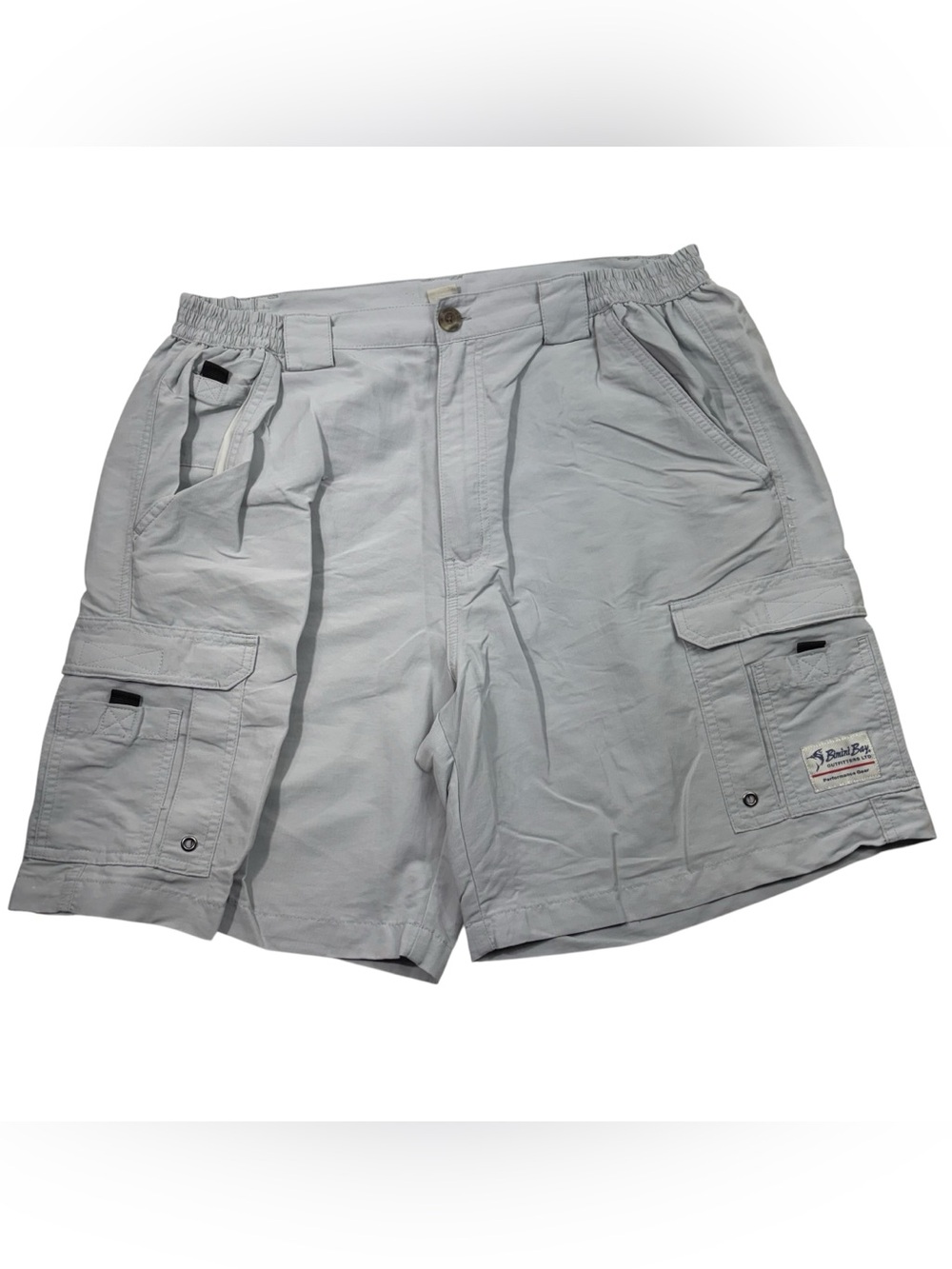 Bimini Bay Outfitters Athletic Performance Fishing Cargo Shorts Lightweight 38